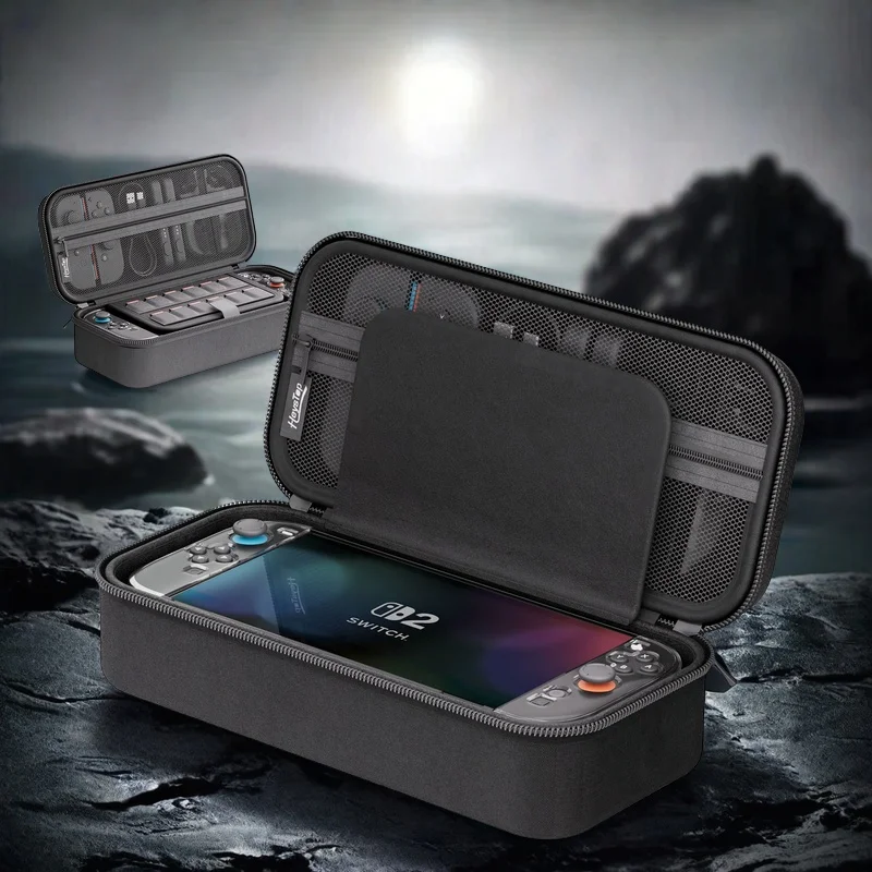 Портативный черный чехол для Switch 2, водонепроницаемый и противоударный, с большой емкостью для хранения, идеально совместим с Switch 2
Портативный черный чехол для Switch 2, водонепроницаемый и противоударный, с большой емкостью для хранения, идеально совместим с Switch 2