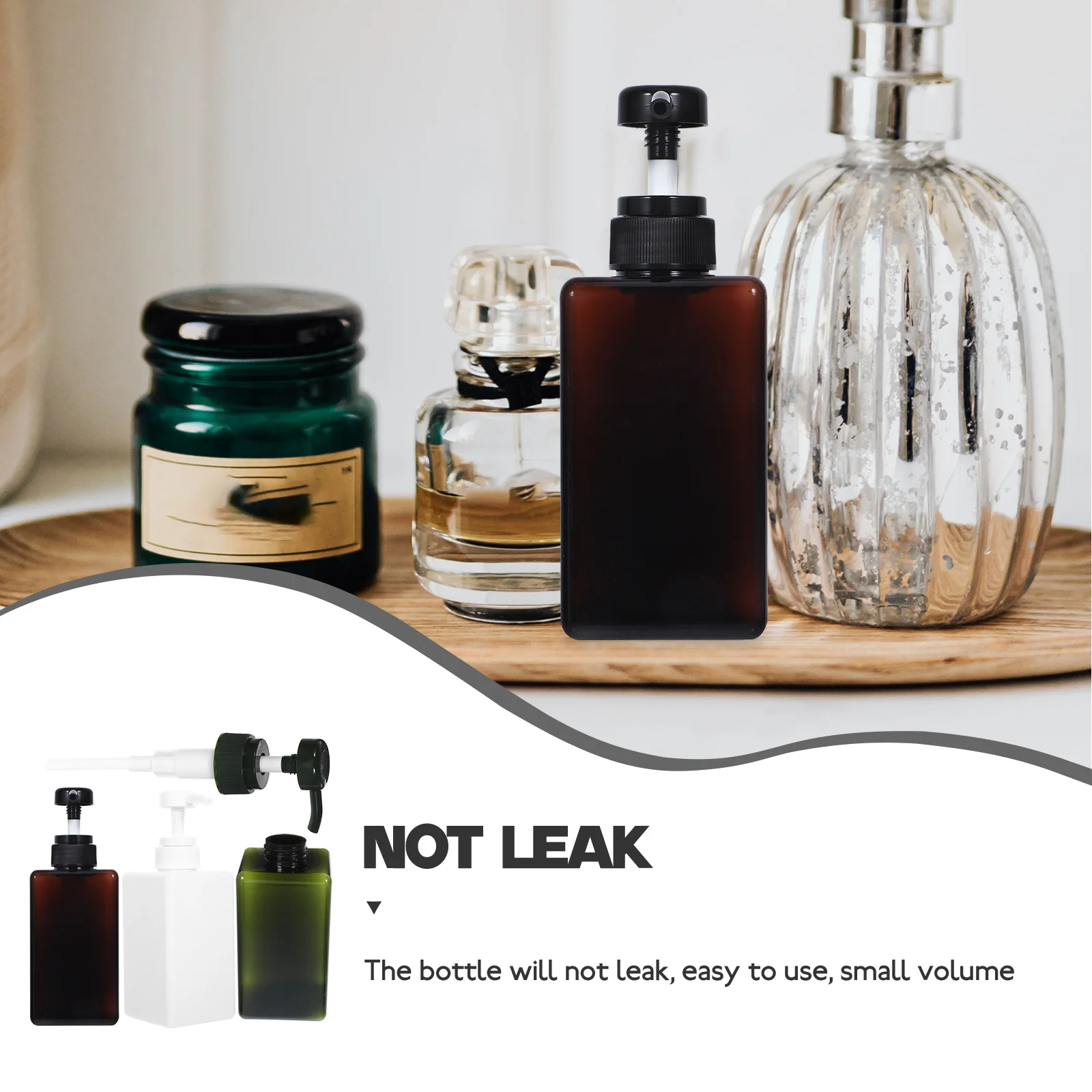 3pcs Lotion Pressing Type Sub Bottle Compact Portable Multipurpose PP Storage Bottle for Hand Shampoo Soap Water Home
3pcs Lotion Pressing Type Sub Bottle Compact Portable Multipurpose PP Storage Bottle for Hand Shampoo Soap Water Home