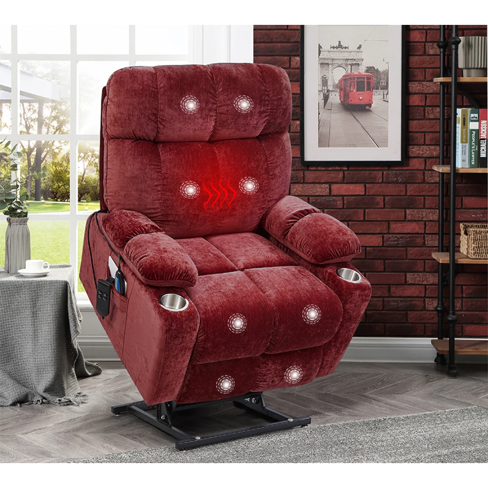 Liyasi Dual OKIN Motor Power Lift Recliner Chair for Elderly Infinite Position Lay Flat 180° Recliner with Heat Massage
Liyasi Dual OKIN Motor Power Lift Recliner Chair for Elderly Infinite Position Lay Flat 180° Recliner with Heat Massage