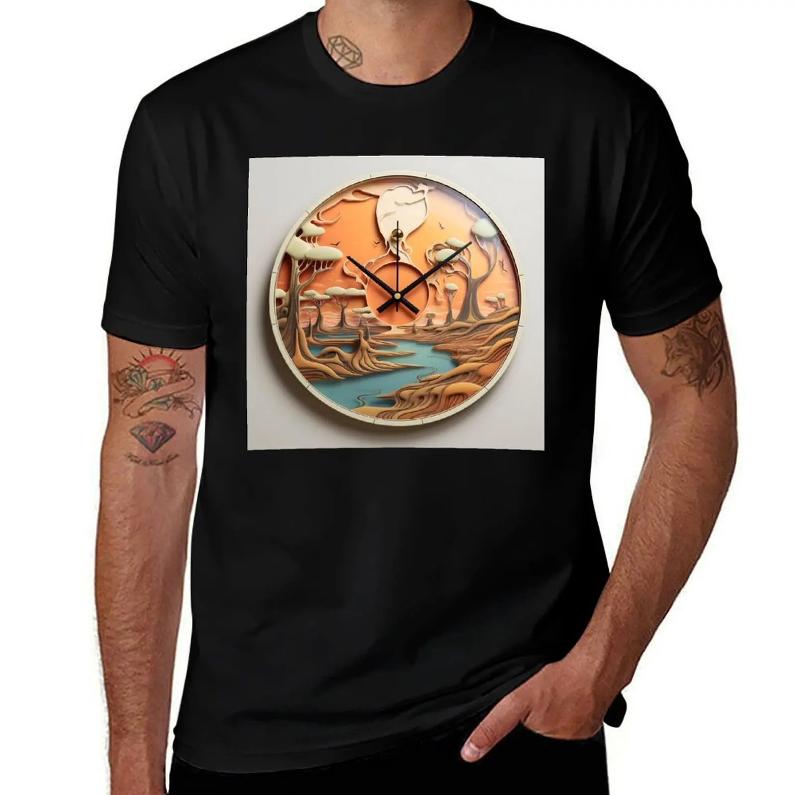 Dreamlike melting clocks over a desert – surreal artistry. T-Shirt plain oversized graphic tee oversized t shirts for men
Dreamlike melting clocks over a desert – surreal artistry. T-Shirt plain oversized graphic tee oversized t shirts for men
