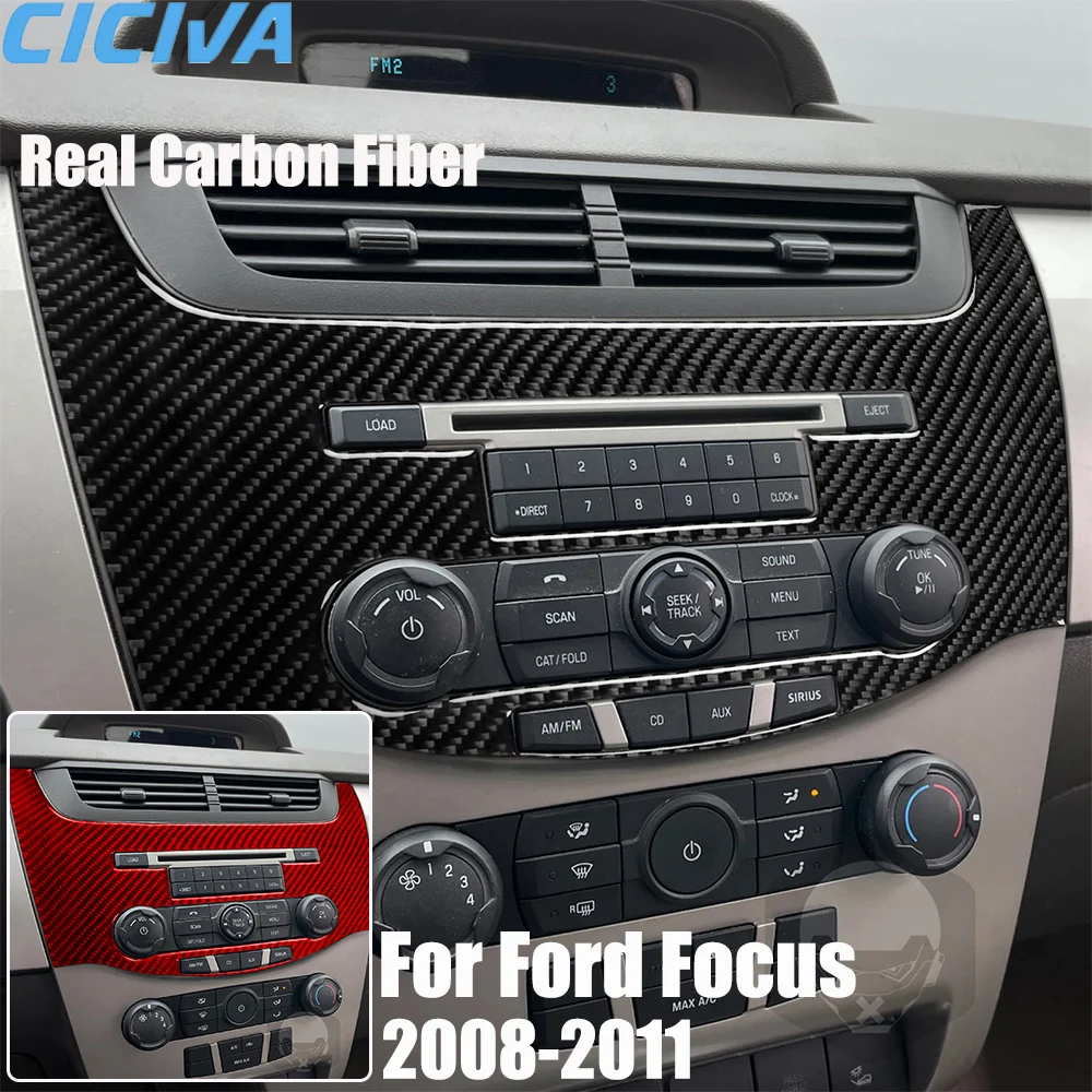 Автомобильные аксессуары из настоящего углеродного волокна, накладка на панель радиоплеера, мягкая наклейка для Ford Focus MK2 S/SE/SES/SEL 2008 2009 2010 2011
Автомобильные аксессуары из настоящего углеродного волокна, накладка на панель радиоплеера, мягкая наклейка для Ford Focus MK2 S/SE/SES/SEL 2008 2009 2010 2011