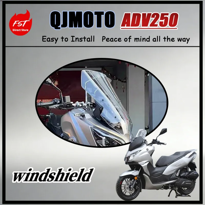 FOR Aerodynamic Windshield Upgrade for QJMOTOR Hong 250ADV - Reduce Wind Fatigue Modification Parts Fit for Motorcycle
FOR Aerodynamic Windshield Upgrade for QJMOTOR Hong 250ADV - Reduce Wind Fatigue Modification Parts Fit for Motorcycle