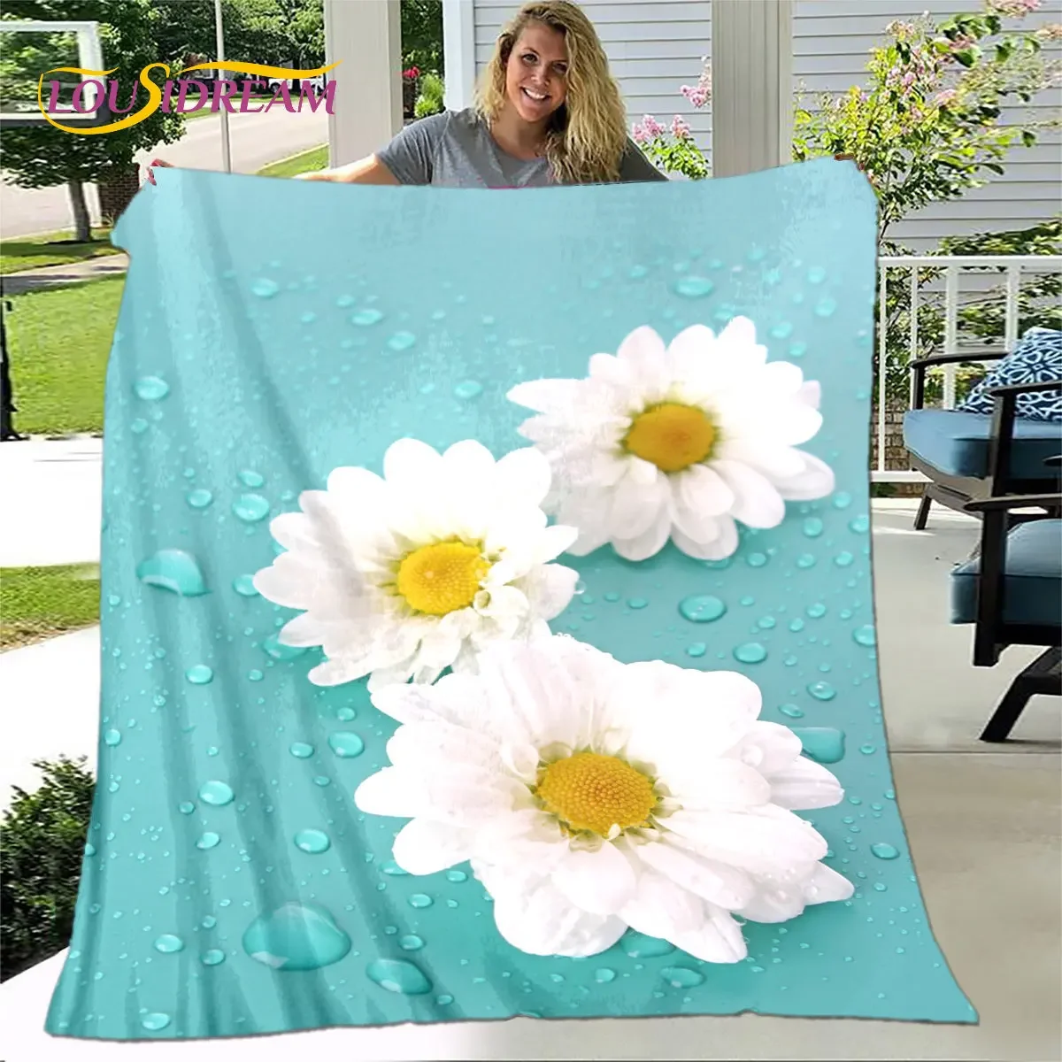 Nordic 3D Daisy Flower Blanket,Flannel Blanket Throw Blanket,Child Warm Blanket for Home Living Room Bedroom Beds Sofa Picnic
Nordic 3D Daisy Flower Blanket,Flannel Blanket Throw Blanket,Child Warm Blanket for Home Living Room Bedroom Beds Sofa Picnic