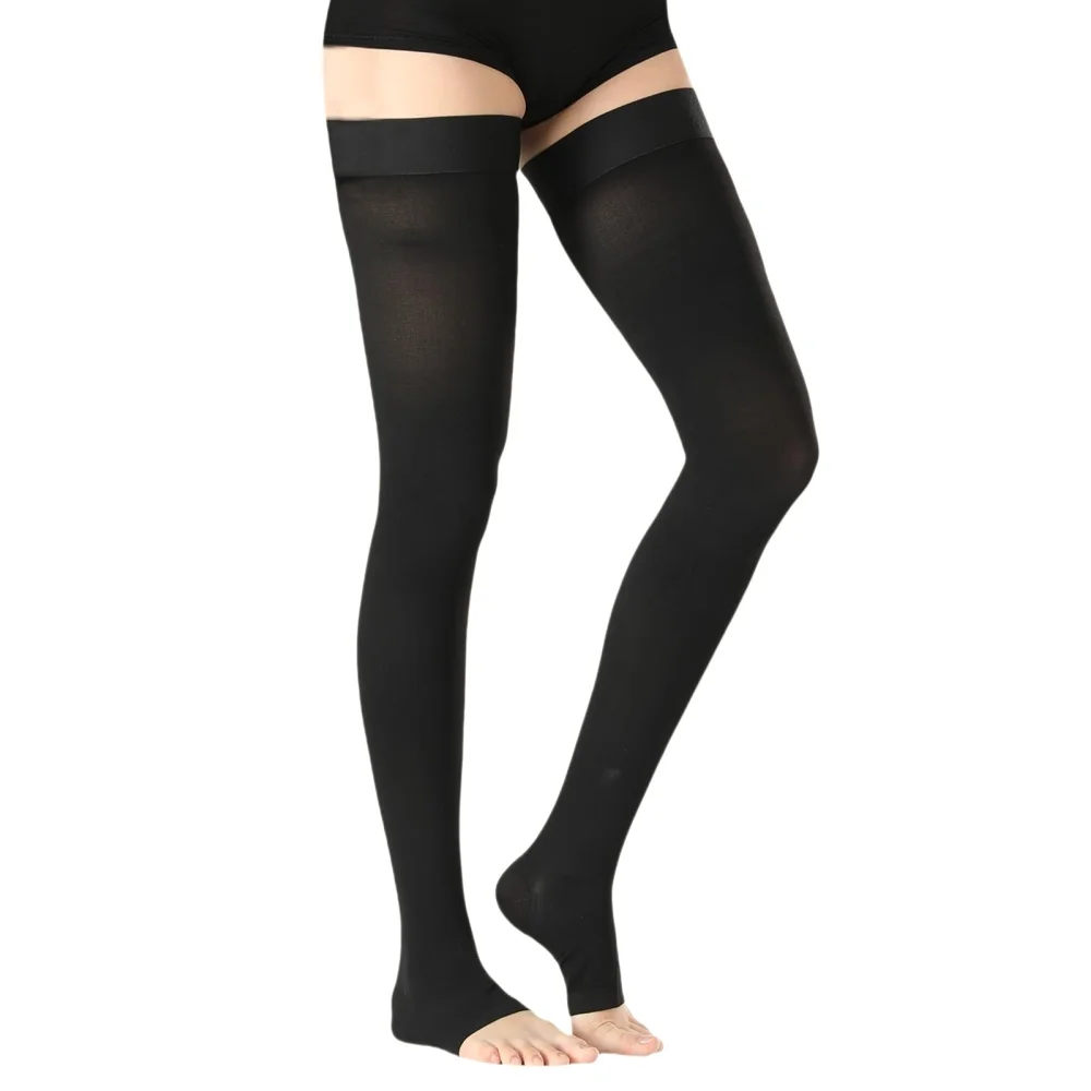 1 Pair Open Toe Thigh High Compression Stockings 20-30 mmHg Leg Support Hose Socks For DVT,Varicose Veins,Edema,Swelling,Unisex
1 Pair Open Toe Thigh High Compression Stockings 20-30 mmHg Leg Support Hose Socks For DVT,Varicose Veins,Edema,Swelling,Unisex