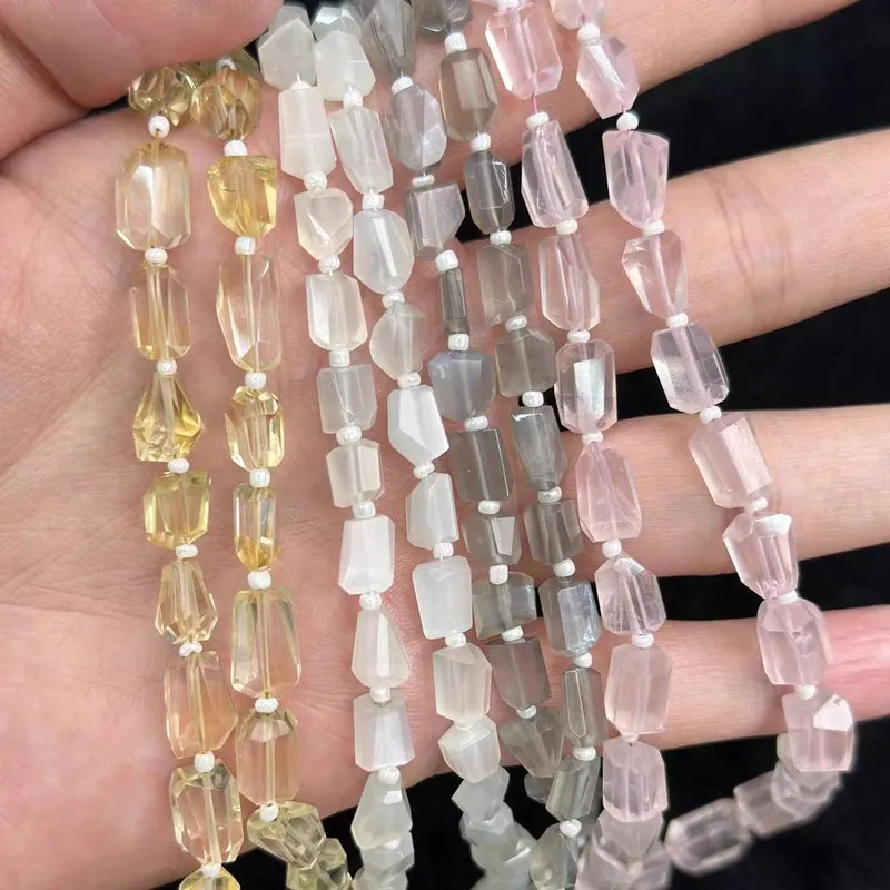 5A Moonstone Citrine Rose Quartz sunstone baroque faceted 6-8mm wholesale for DIY jewelry necklace 18cm LOOSE BEADS
5A Moonstone Citrine Rose Quartz sunstone baroque faceted 6-8mm wholesale for DIY jewelry necklace 18cm LOOSE BEADS