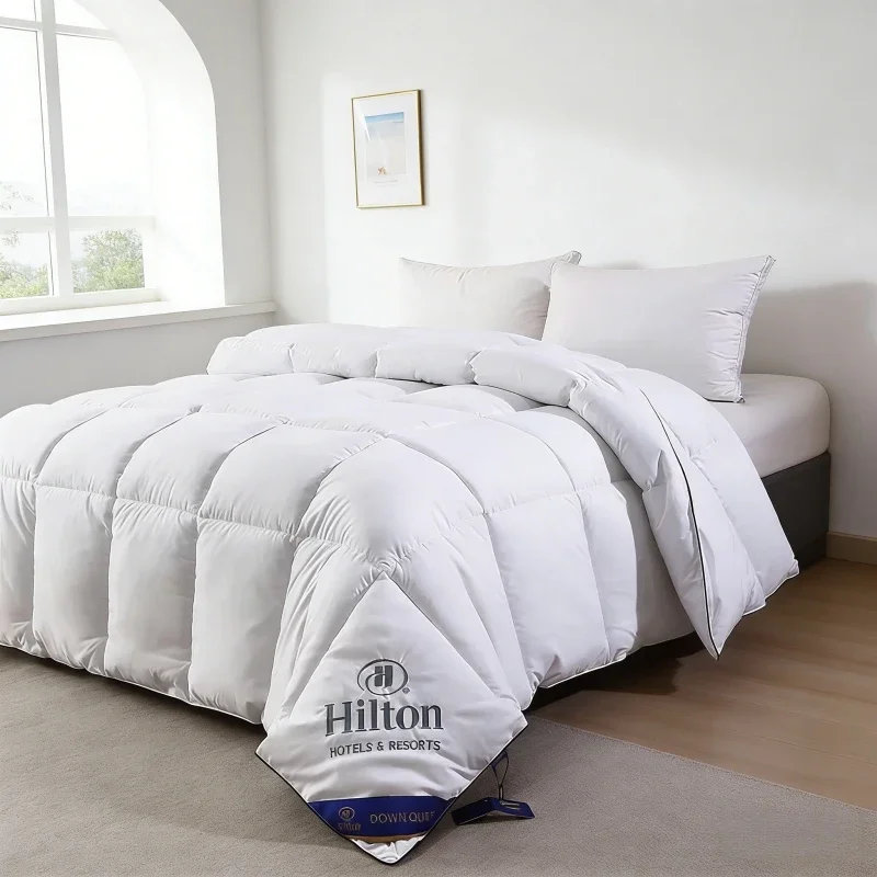 Single Bed Feather Velvet Comforter Hotel Four Seasons Warm Quilt Air-conditioner Quilt Comfortable Blanket Home Bedding Set
Single Bed Feather Velvet Comforter Hotel Four Seasons Warm Quilt Air-conditioner Quilt Comfortable Blanket Home Bedding Set
