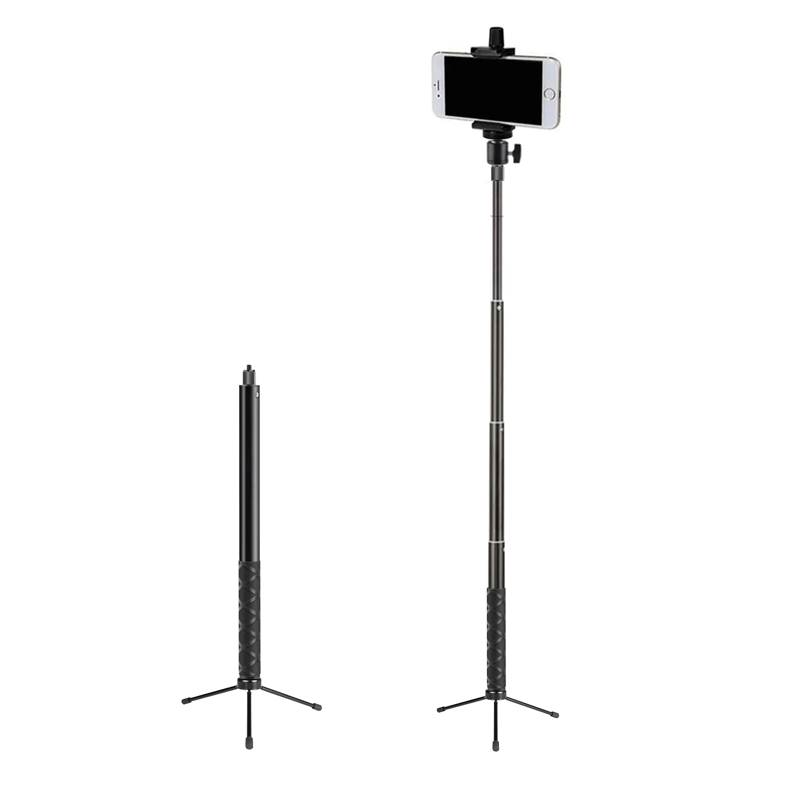 Metal Panoramic Selfie Stick Tripods Tripod With 1/4” Screw For Phone Mobile Camera Holder Smartphone Clip Monopod Tripe Stand
Metal Panoramic Selfie Stick Tripods Tripod With 1/4” Screw For Phone Mobile Camera Holder Smartphone Clip Monopod Tripe Stand