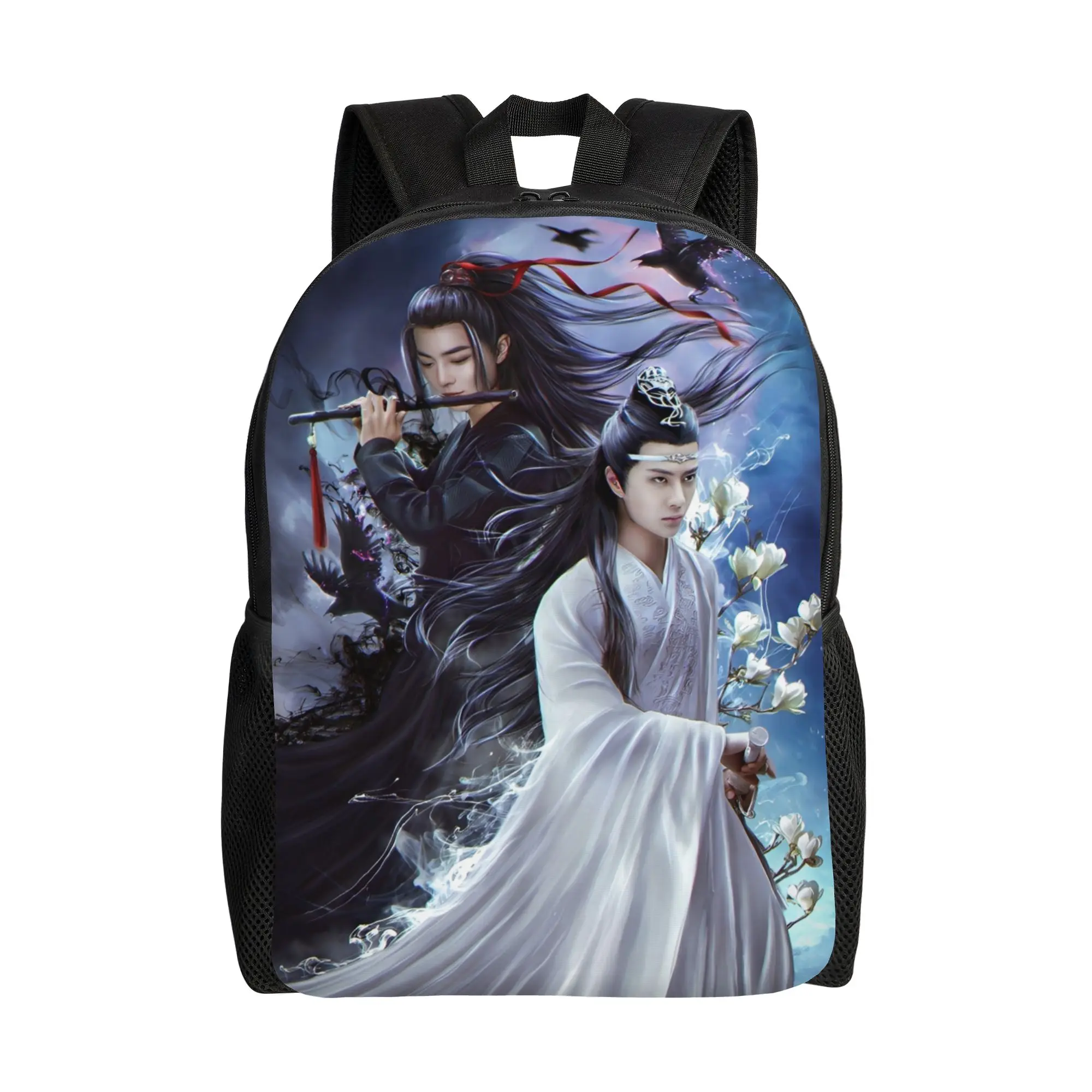 Рюкзак WangXian The Untamed для мужчин и женщин, модный студенческий рабочий рюкзак, сумка через плечо для ноутбука Lan Wangji Wei Wuxian, подарок
Рюкзак WangXian The Untamed для мужчин и женщин, модный студенческий рабочий рюкзак, сумка через плечо для ноутбука Lan Wangji Wei Wuxian, подарок