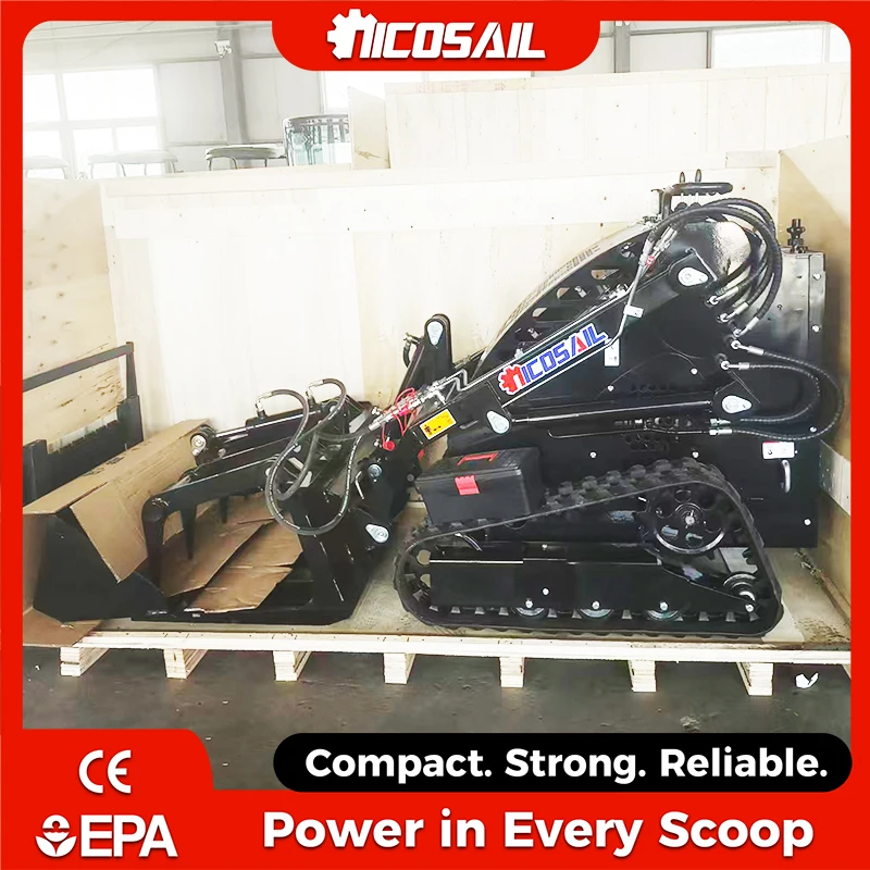 Multifunctional Skid Steer Loader CE EPA Mini Diesel Front Loader 1ton 2ton for Agriculture Construction Snow Removal
Multifunctional Skid Steer Loader CE EPA Mini Diesel Front Loader 1ton 2ton for Agriculture Construction Snow Removal