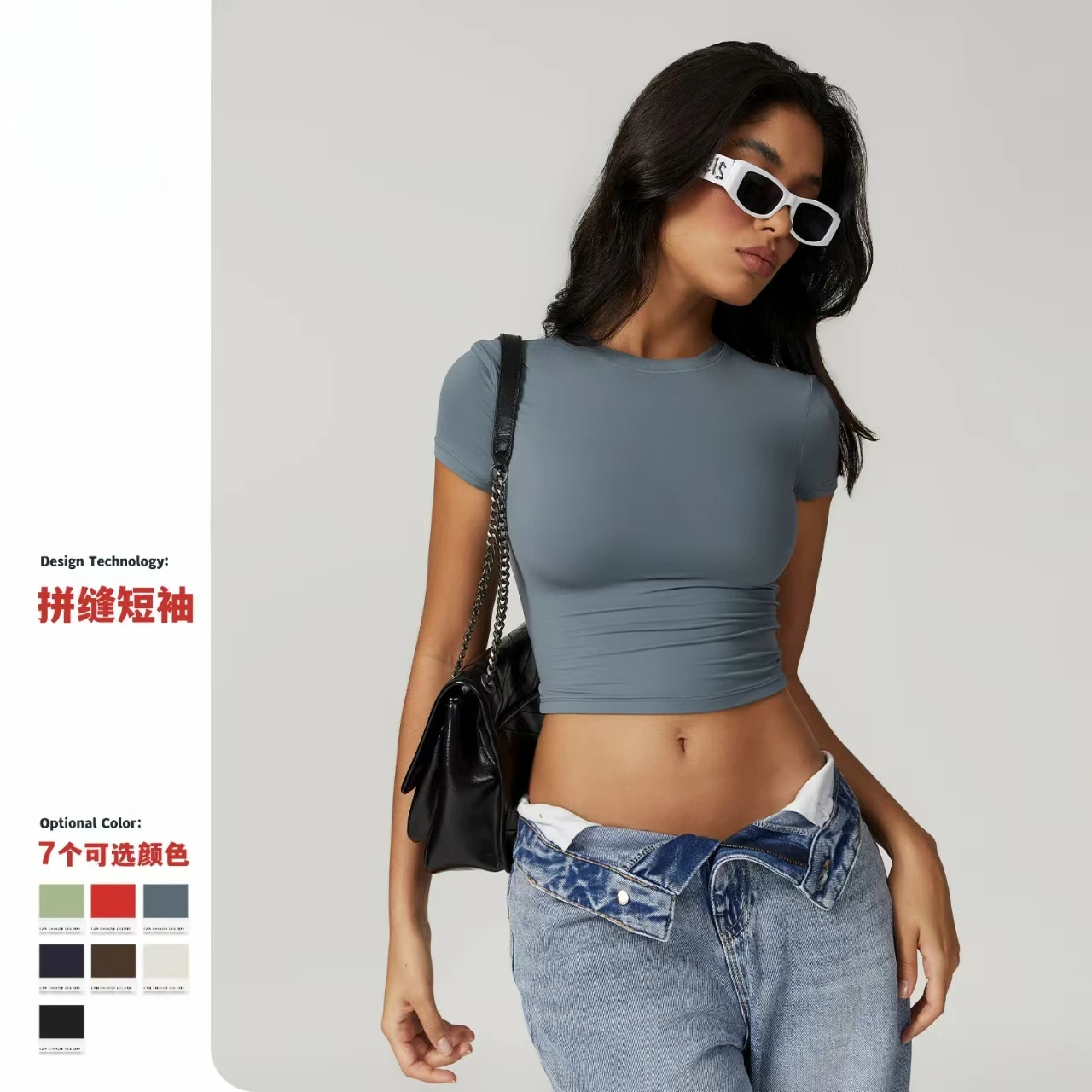 2025 Spring Autumn Women Pink T-Shirt Causal Long Sleeve Crop Tops O Neck Pullovers Base Tees Bodycon Slim Fit T Shirt
2025 Spring Autumn Women Pink T-Shirt Causal Long Sleeve Crop Tops O Neck Pullovers Base Tees Bodycon Slim Fit T Shirt
