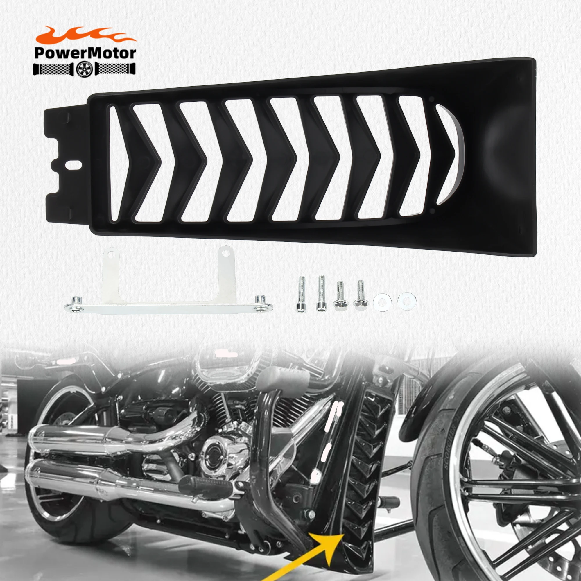 Motocross Front Lower Radiator Cover For Harley Softail Street Bob Breakout FXBR FXBRS 2018-2022 Chin Fairing Spoiler Accessorie
Motocross Front Lower Radiator Cover For Harley Softail Street Bob Breakout FXBR FXBRS 2018-2022 Chin Fairing Spoiler Accessorie