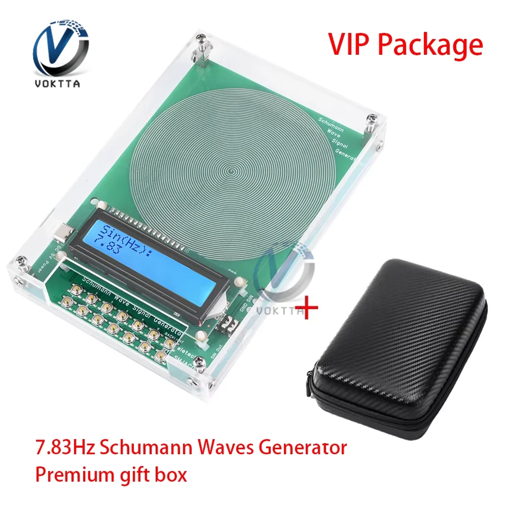 Adjustable 0.1Hz-100000Hz 7.83HZ Schumann Resonance Ultra-low Frequency Pulse Wave Generator Audio Resonator DC 5V
Adjustable 0.1Hz-100000Hz 7.83HZ Schumann Resonance Ultra-low Frequency Pulse Wave Generator Audio Resonator DC 5V