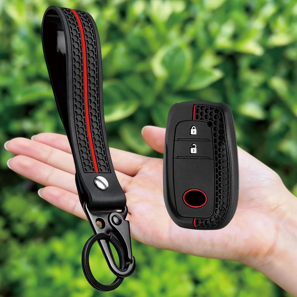 Keychain Silicone Car Key Case Cover For Toyota Corolla Hatchback Cross Yaris Cross Prius Hilux Land Cruiser LC200 LC250 LC300
Keychain Silicone Car Key Case Cover For Toyota Corolla Hatchback Cross Yaris Cross Prius Hilux Land Cruiser LC200 LC250 LC300