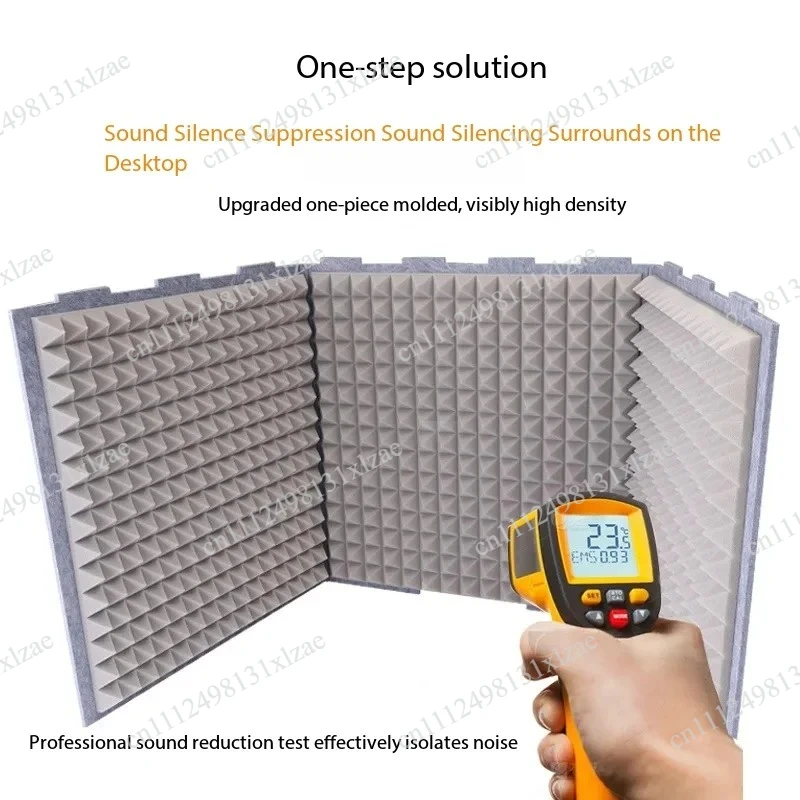 Detachable Vocal Booth for Home Recording Studio - Desktop Portable Sound Shield Eliminates Room Reverb for Podcasters
Detachable Vocal Booth for Home Recording Studio - Desktop Portable Sound Shield Eliminates Room Reverb for Podcasters