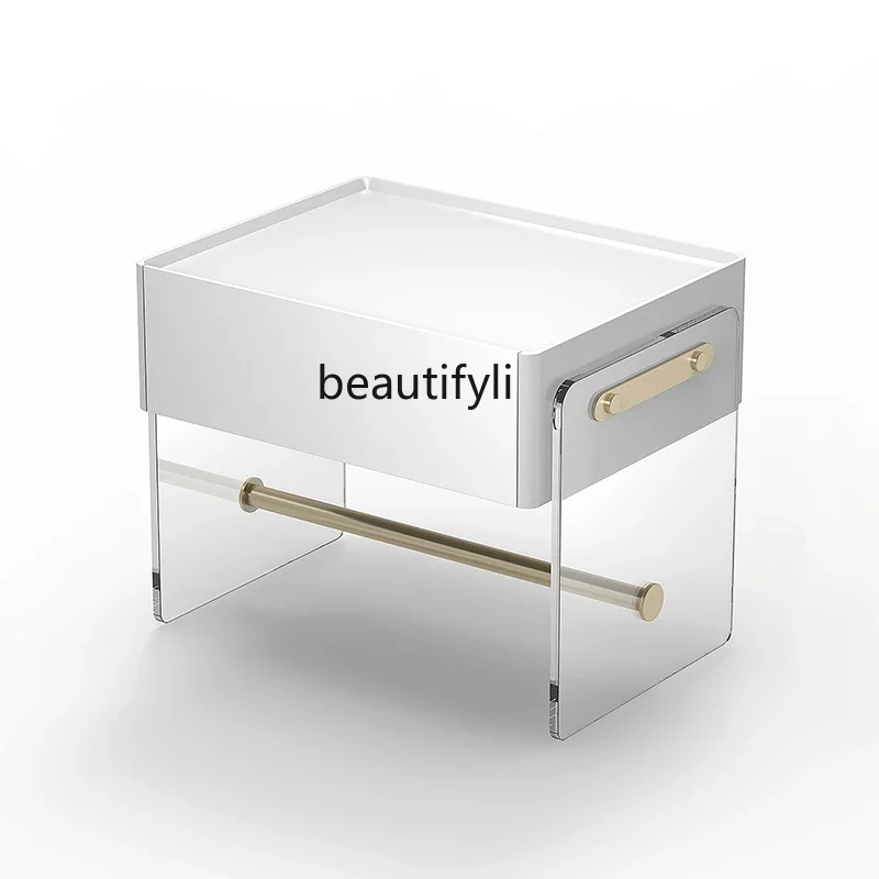 New style Bedside Table Hanging Acrylic Bedroom Modern Simple and Light Luxury Advanced Sense Small Coffee Table ss 7304
New style Bedside Table Hanging Acrylic Bedroom Modern Simple and Light Luxury Advanced Sense Small Coffee Table ss 7304
