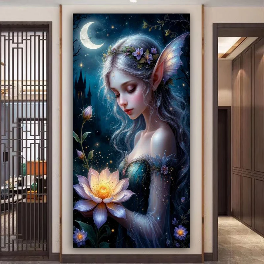 Moon Castle Fairy Elves New Diy Diamond Arts For Adults Painting Kits Large Size Flowers Full Drill Mosaic Embroidery Picture
Moon Castle Fairy Elves New Diy Diamond Arts For Adults Painting Kits Large Size Flowers Full Drill Mosaic Embroidery Picture