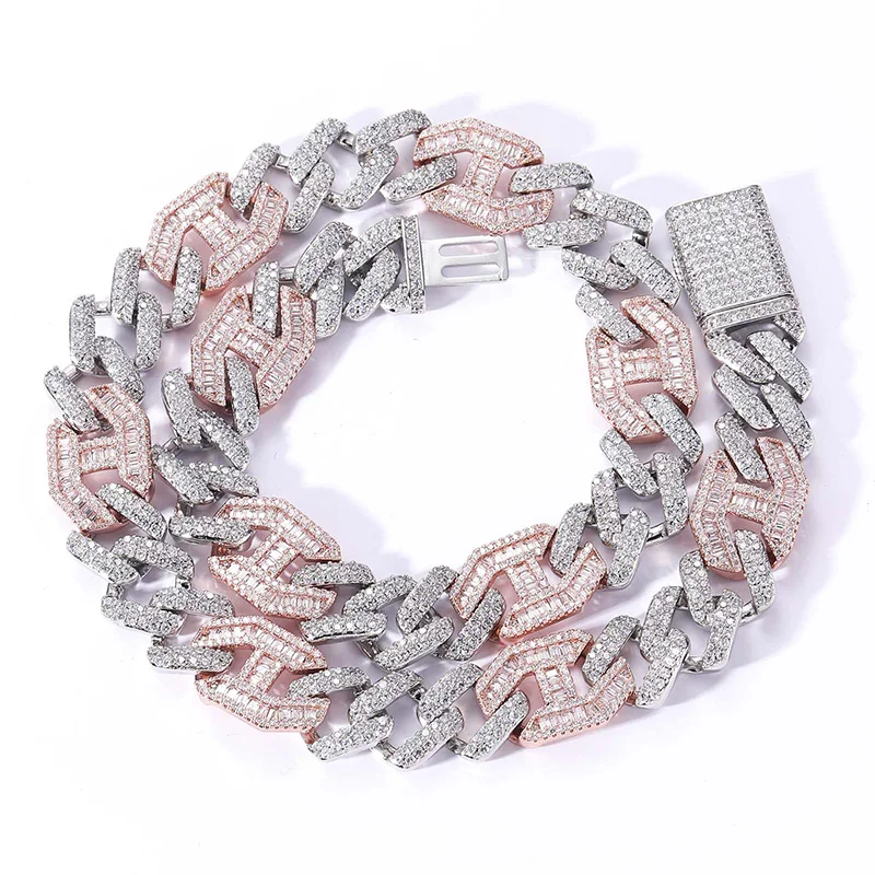 Хип-хоп Коготь Оправа AAA+ CZ Stone Bling Iced Out 15 мм Свиной Нос Кубинская Цепочка Майами звеньев Ожерелья для Мужчин Рэпер Ювелирные Изделия Подарок
Хип-хоп Коготь Оправа AAA+ CZ Stone Bling Iced Out 15 мм Свиной Нос Кубинская Цепочка Майами звеньев Ожерелья для Мужчин Рэпер Ювелирные Изделия Подарок