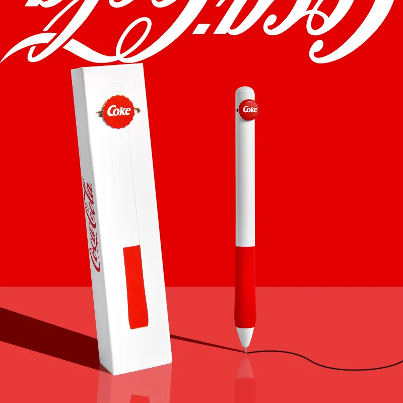 Черная гелевая ручка KACO x Coca-Cola Collab Bubbling Joy 0,5 мм, гладкое письмо ST, перо, милая пастельная эстетика для учебы, офиса и интерфейса
Черная гелевая ручка KACO x Coca-Cola Collab Bubbling Joy 0,5 мм, гладкое письмо ST, перо, милая пастельная эстетика для учебы, офиса и интерфейса