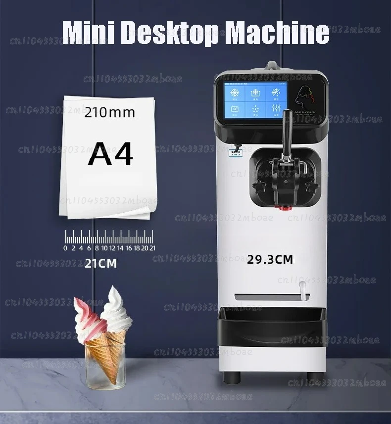 Desktop Air-cooled Soft Serve Ice Cream Maker Full Automatic Commercial Small Stall Ice Cream Machine
Desktop Air-cooled Soft Serve Ice Cream Maker Full Automatic Commercial Small Stall Ice Cream Machine