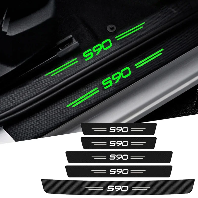 Luminous Car Door Sill Protector Sticker Glowing Threshold Tape for Volvo S90 Logo Badge Trunk Bumper Guard Anti Scratch Strips
Luminous Car Door Sill Protector Sticker Glowing Threshold Tape for Volvo S90 Logo Badge Trunk Bumper Guard Anti Scratch Strips