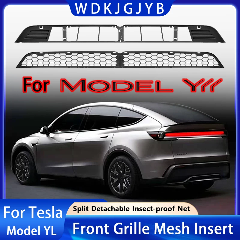 Для Tesla New Model YL 2026: Съемная противомоскитная сетка на передний бампер, защитные аксессуары для бампера
Для Tesla New Model YL 2026: Съемная противомоскитная сетка на передний бампер, защитные аксессуары для бампера