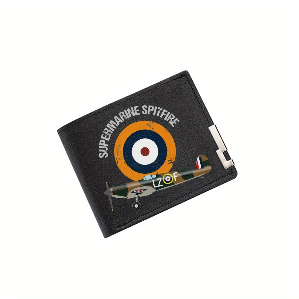 Spitfire design with roundel and words Men's Wallet Printing Design Simple Modern Stylish Business Father's Boyfriend's Christma
Spitfire design with roundel and words Men's Wallet Printing Design Simple Modern Stylish Business Father's Boyfriend's Christma