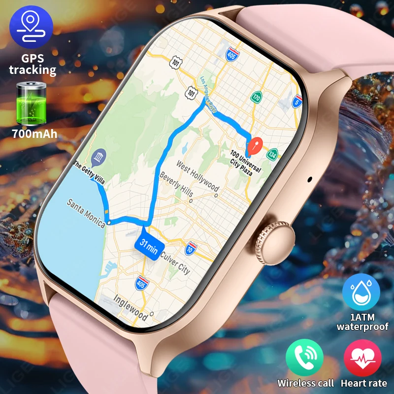 LIGE New GPS Sports Tracker Smartwatch Men Women Watches Heart Rate Sleep Monitoring Waterproof Lady Smart Watch For Android ios
LIGE New GPS Sports Tracker Smartwatch Men Women Watches Heart Rate Sleep Monitoring Waterproof Lady Smart Watch For Android ios