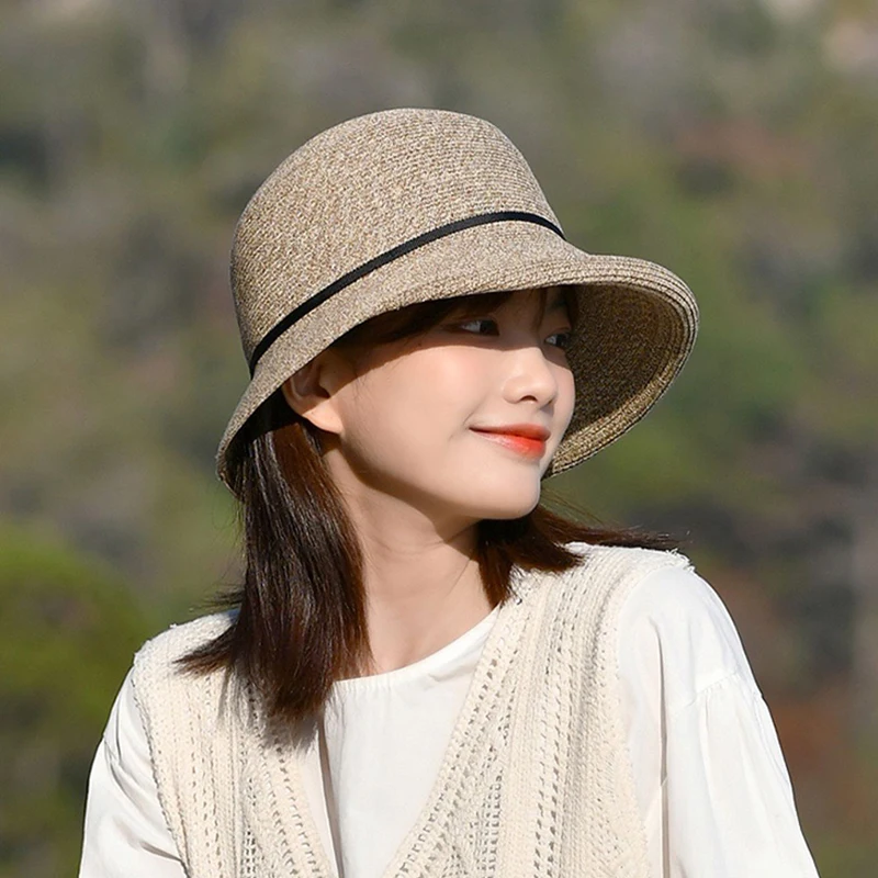 Luna&Dolphin Women Summer Small Eaves Basin Cap Sun Hat Hair Band Cap Collapsible Nature Seaside Vacation Sunscreen Beach Hat
Luna&Dolphin Women Summer Small Eaves Basin Cap Sun Hat Hair Band Cap Collapsible Nature Seaside Vacation Sunscreen Beach Hat