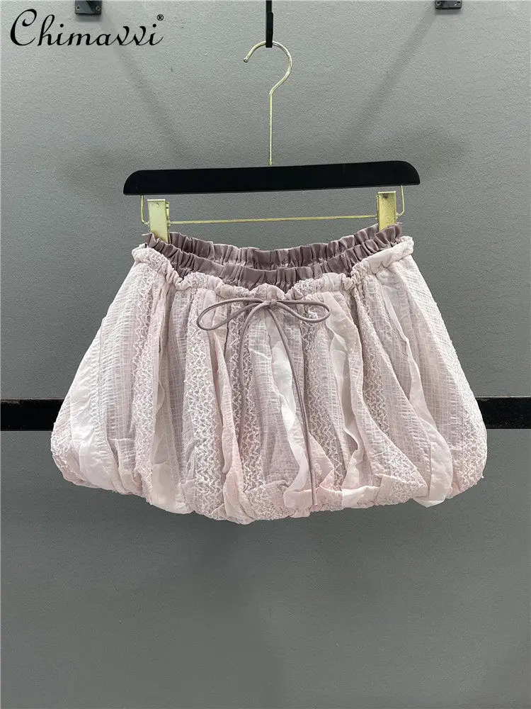 French Sweet Pink Tulip Skirt Women's 2026 Summer Clothes New Fashion Slimming Spicy Girl A-line Puffy Mini Skirt
French Sweet Pink Tulip Skirt Women's 2026 Summer Clothes New Fashion Slimming Spicy Girl A-line Puffy Mini Skirt