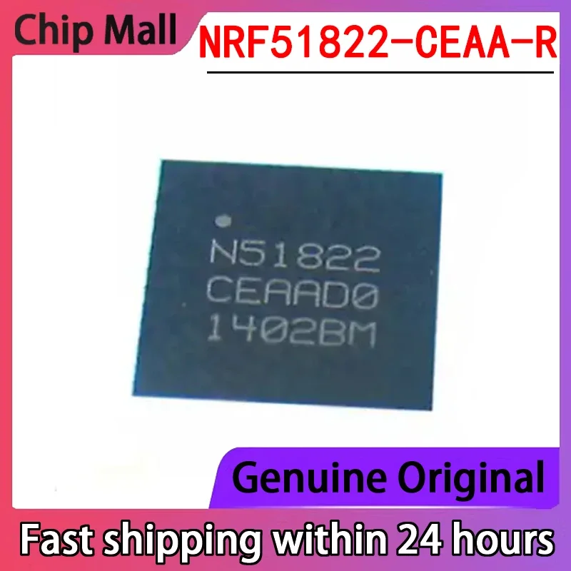 2 шт. новый оригинальный NRF51822-CEAA-R упакованный чип беспроводного приемопередатчика BGA, подлинный
2 шт. новый оригинальный NRF51822-CEAA-R упакованный чип беспроводного приемопередатчика BGA, подлинный