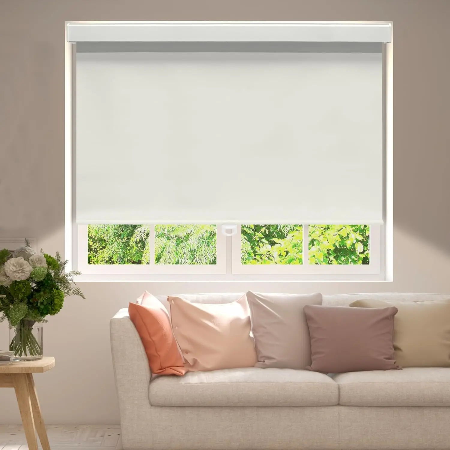 ShadeMart black blackout roller blinds, cordless blinds, with free docking function, pull-down blinds with thermal insulation fu
ShadeMart black blackout roller blinds, cordless blinds, with free docking function, pull-down blinds with thermal insulation fu