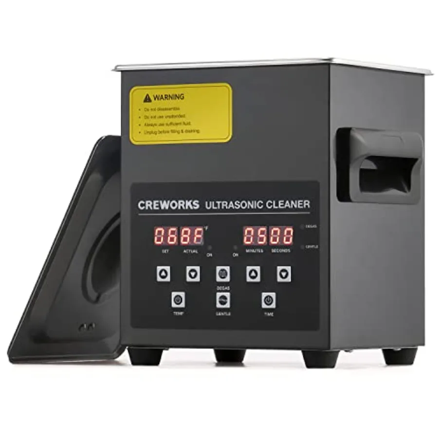 Digital Ultrasonic Cleaning Machine with Degas and Gentle Mode 60W Ultrasonic Cleaner Machine with Heater and Timer 0.5 gal Ult
Digital Ultrasonic Cleaning Machine with Degas and Gentle Mode 60W Ultrasonic Cleaner Machine with Heater and Timer 0.5 gal Ult