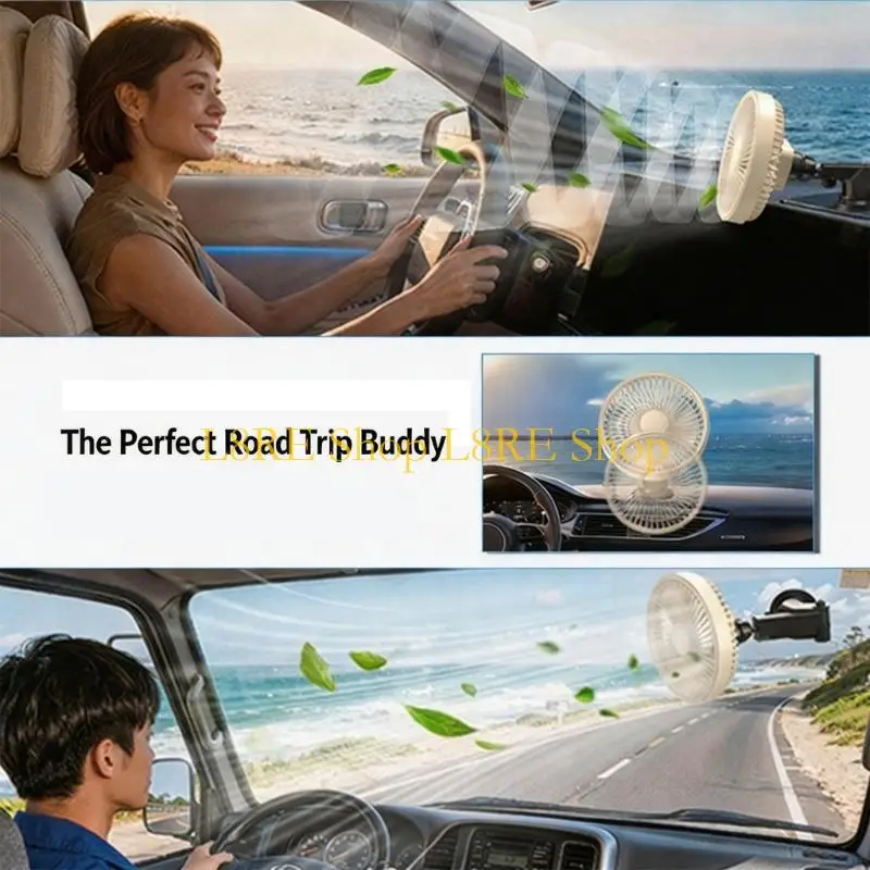 L8RE Car Interior Fan Adjustable Dashboard Cooling Air Wall Fan with Suction Cup For Windshield Dashboard Easy Installation
L8RE Car Interior Fan Adjustable Dashboard Cooling Air Wall Fan with Suction Cup For Windshield Dashboard Easy Installation