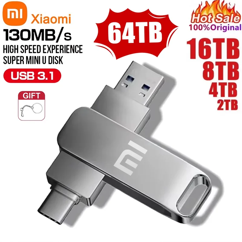XIAOMI 64 ТБ USB-накопитель Type-c 2-в-1 USB 3.0 Флэш-накопитель 8 ТБ 16 ТБ OTG Pendrive 2 ТБ Высокоскоростной флэш-диск 1 ТБ для компьютера
XIAOMI 64 ТБ USB-накопитель Type-c 2-в-1 USB 3.0 Флэш-накопитель 8 ТБ 16 ТБ OTG Pendrive 2 ТБ Высокоскоростной флэш-диск 1 ТБ для компьютера