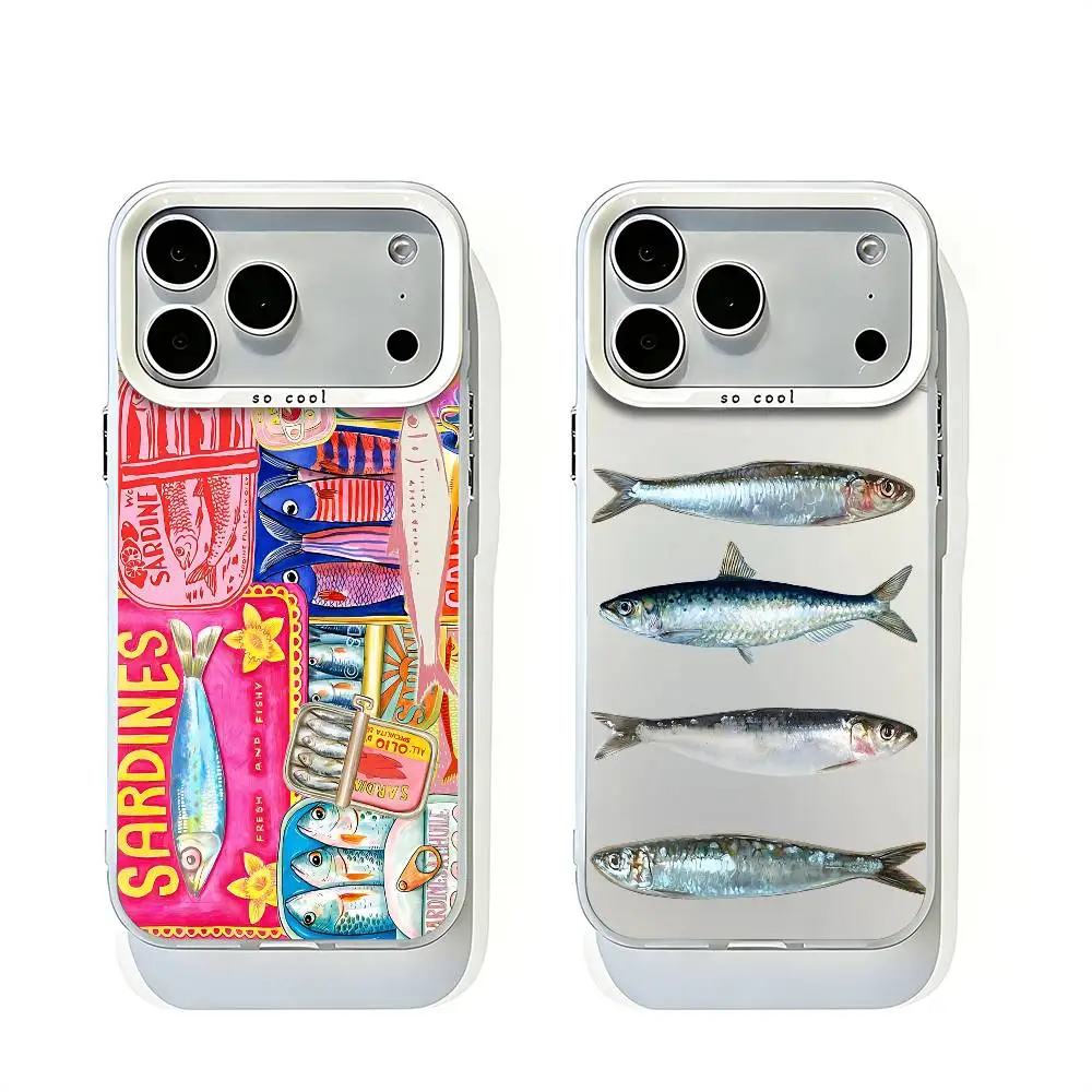 Sardine White Matte Bumper Cover For iPhone 17 16 15 14 13 12 11 Pro Max Large Camera Hole Case
Sardine White Matte Bumper Cover For iPhone 17 16 15 14 13 12 11 Pro Max Large Camera Hole Case