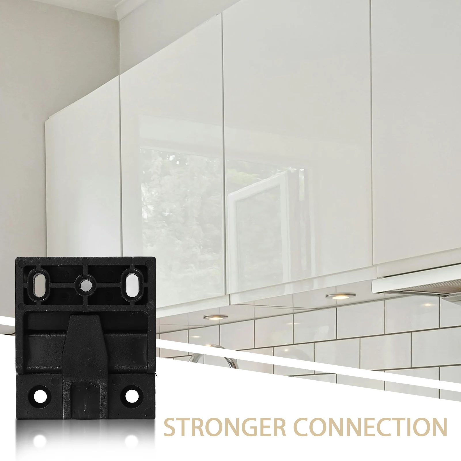 12 Set Snap Connector Plastic Corner Bracket Furniture Clips for Panel Cabinet False Front Partition Column Buckle Adjustable
12 Set Snap Connector Plastic Corner Bracket Furniture Clips for Panel Cabinet False Front Partition Column Buckle Adjustable