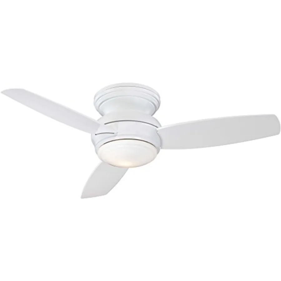 F593-WH Flush Mount, 3 White Blades Ceiling fan with 49 watts light, White
F593-WH Flush Mount, 3 White Blades Ceiling fan with 49 watts light, White