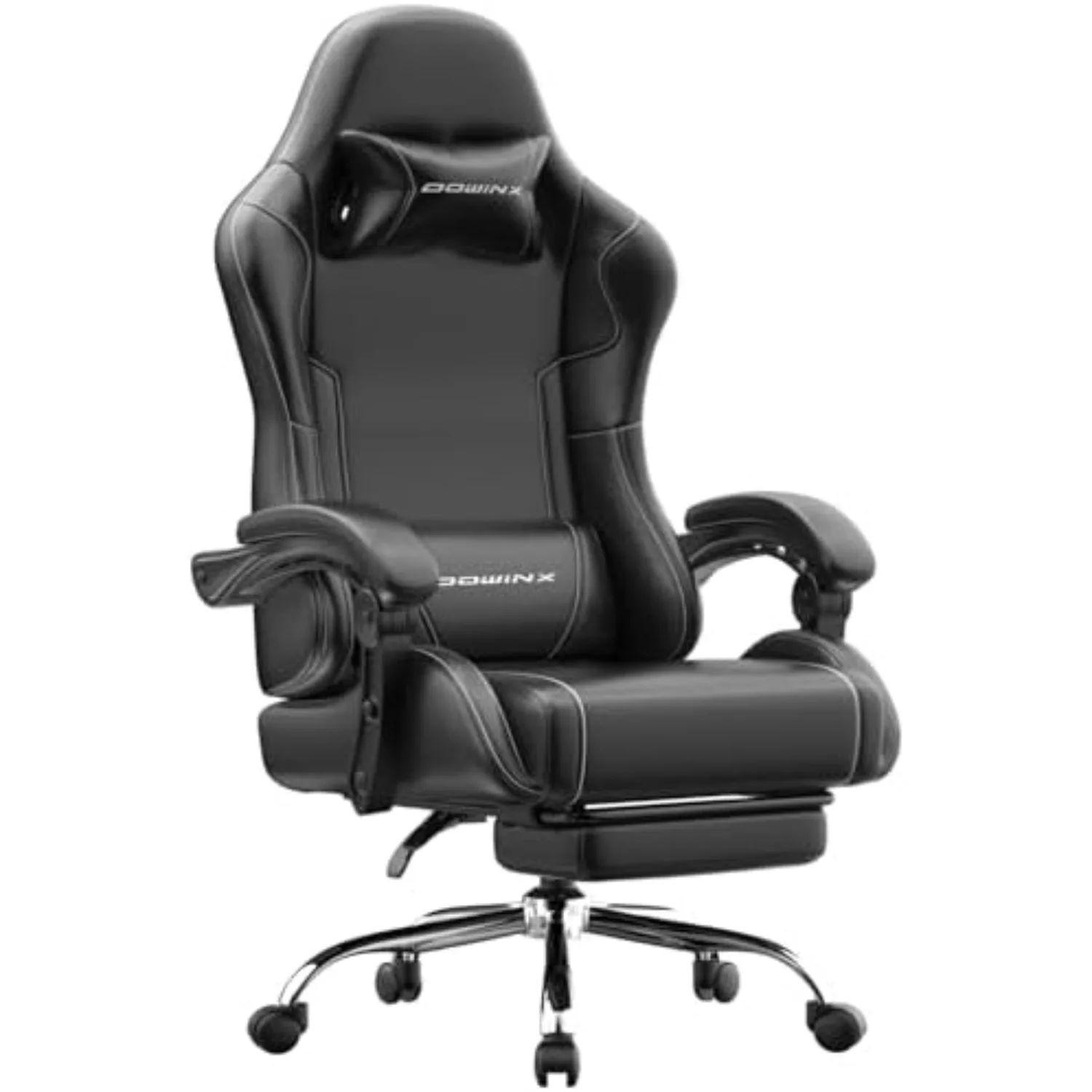 Ergonomic Gaming Chair with Footrest & Massage Lumbar, 2D-Linkage Armrests for Computer Chair 330lbs with Headrest
Ergonomic Gaming Chair with Footrest & Massage Lumbar, 2D-Linkage Armrests for Computer Chair 330lbs with Headrest