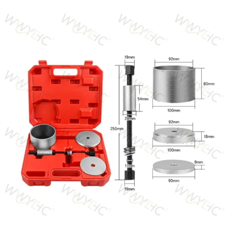 Axle Bushing Disassembly Tool Kit Fit Vehicle Front Rear Axle Rubber Iron Sleeve Removal Hand Tool
Axle Bushing Disassembly Tool Kit Fit Vehicle Front Rear Axle Rubber Iron Sleeve Removal Hand Tool