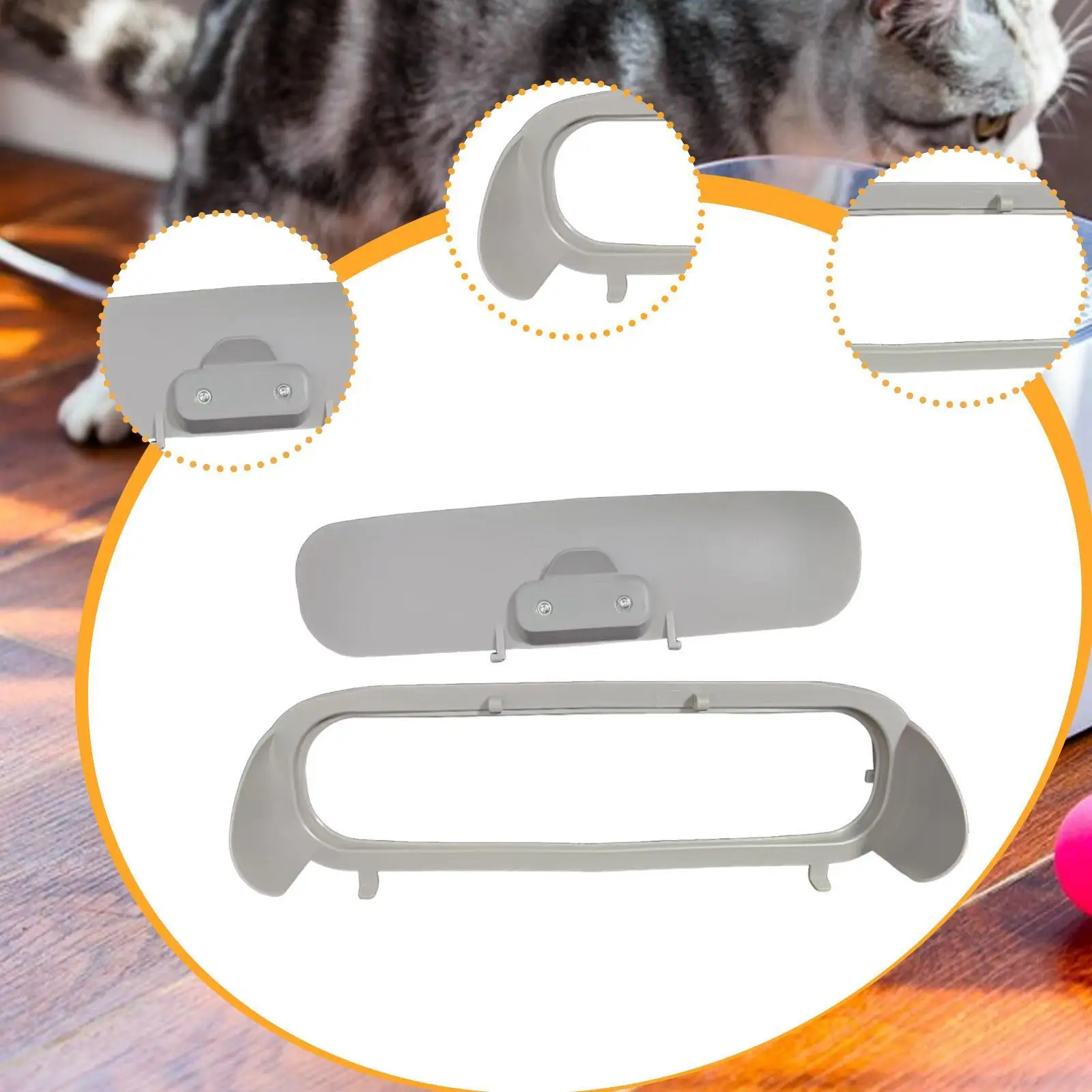 Self Cleaning Cat Litter Box Cover Part Easy Installation Door Accessory Components Replacement for B0001-b9999 Collecting Feces
Self Cleaning Cat Litter Box Cover Part Easy Installation Door Accessory Components Replacement for B0001-b9999 Collecting Feces