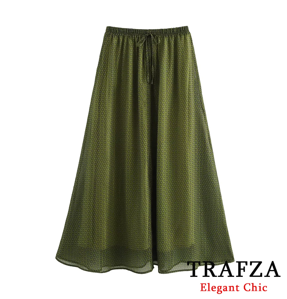 TRAFZA Women Printed Skirt Elastic Waist Lining Skirts 2025 New Spring Summer Fashion Loose Casual High Street Printed Skirt
TRAFZA Women Printed Skirt Elastic Waist Lining Skirts 2025 New Spring Summer Fashion Loose Casual High Street Printed Skirt