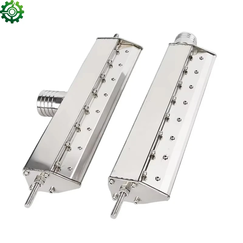 Industrial Air Blow Nozzle Air Knife with Uniform Air Flow and Low Noise for Conveyor Belt De-dusting and Parts De-watering
Industrial Air Blow Nozzle Air Knife with Uniform Air Flow and Low Noise for Conveyor Belt De-dusting and Parts De-watering