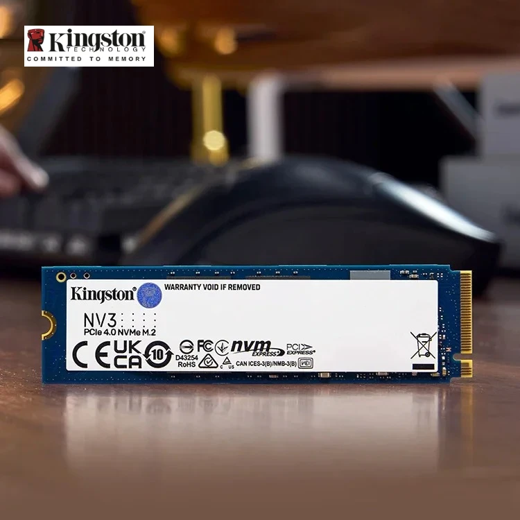 Kingston NV3 SSD 1TB 2TB 4TB 500GB NVMe PCIe Gen 4.0x4 Solid State Drive M.2 2280 Internal SSD nvme m2 for Desktop Laptop
Kingston NV3 SSD 1TB 2TB 4TB 500GB NVMe PCIe Gen 4.0x4 Solid State Drive M.2 2280 Internal SSD nvme m2 for Desktop Laptop