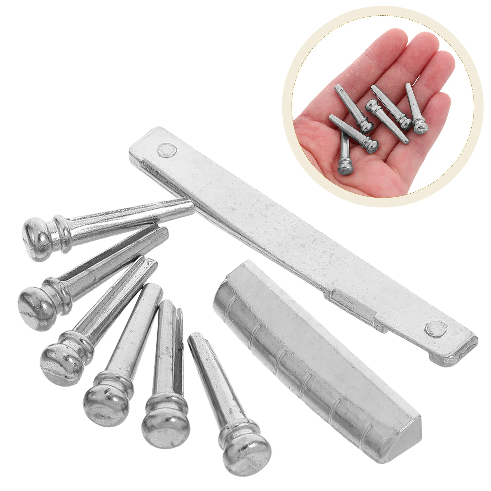 1 Set Acoustic Bridge Saddle Replacement Metal Saddle Nut Maintenance Parts Enhanced Sound Bridge Pin Nut Protective Bracket
1 Set Acoustic Bridge Saddle Replacement Metal Saddle Nut Maintenance Parts Enhanced Sound Bridge Pin Nut Protective Bracket