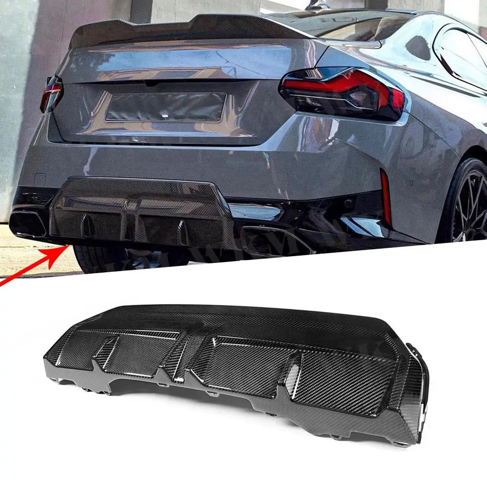 Задний бампер автомобиля из сухого углеродного волокна, 2 серии, диффузор, спойлер, комплекты кузова для BMW G42 M235i M240i Coupe 2022 + FRP
Задний бампер автомобиля из сухого углеродного волокна, 2 серии, диффузор, спойлер, комплекты кузова для BMW G42 M235i M240i Coupe 2022 + FRP