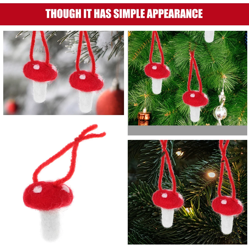 10pcs Wool Felt Hair Accessories DIY Mushroom Craft Materials Red 6.5x3cm Ornaments Garland Headdress Decorative Crafts Soft
10pcs Wool Felt Hair Accessories DIY Mushroom Craft Materials Red 6.5x3cm Ornaments Garland Headdress Decorative Crafts Soft
