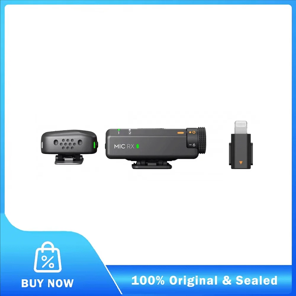 For mic mini high-quality audio microphone brand new (mic mini 1TX 1RX Lightning)
For mic mini high-quality audio microphone brand new (mic mini 1TX 1RX Lightning)