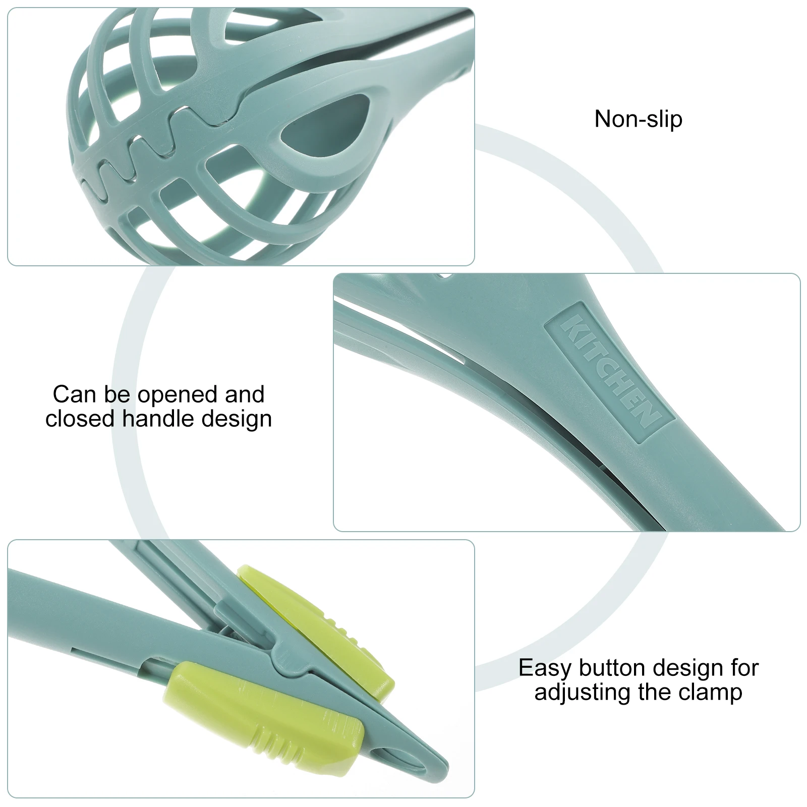2 Pcs Egg Beater Beating Food Clip Nylon Kitchen Gadget Serving Tong Manual Blender Baking Tool 
2 Pcs Egg Beater Beating Food Clip Nylon Kitchen Gadget Serving Tong Manual Blender Baking Tool
