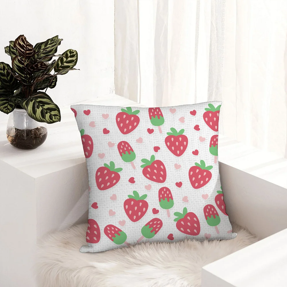 Cute Strawberry Pillow Case Plush Fabric Soft Pillowcase Double Sided Print Sofa Cushion Cover Throw Pillow Covers
Cute Strawberry Pillow Case Plush Fabric Soft Pillowcase Double Sided Print Sofa Cushion Cover Throw Pillow Covers