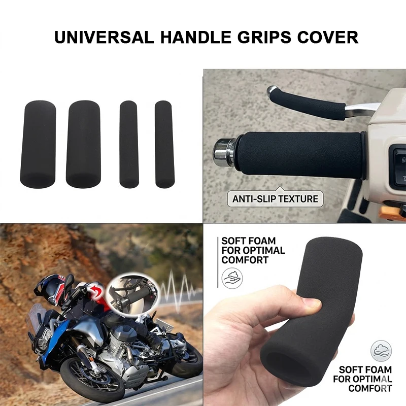Motorcycle Anti Vibration Handle Cover Bar Foam Comfort Slip Over Grips Universal Heat Shrinkable Grip handlebar Cover Sleeve
Motorcycle Anti Vibration Handle Cover Bar Foam Comfort Slip Over Grips Universal Heat Shrinkable Grip handlebar Cover Sleeve